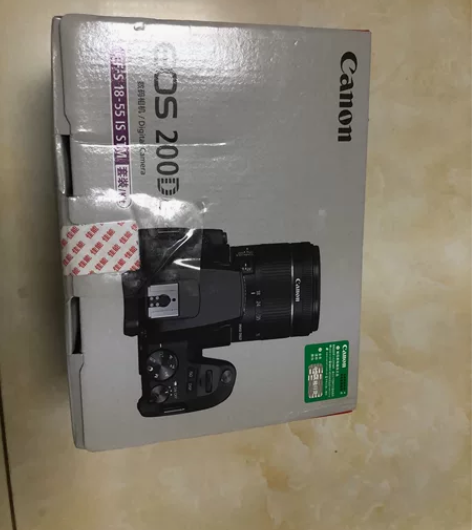 佳能EOS200D二代,仅拆封未使用。两块...