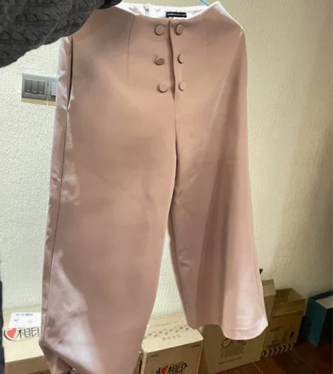 藕色阔腿裤，中号，南方秋季可穿，30包邮 ...