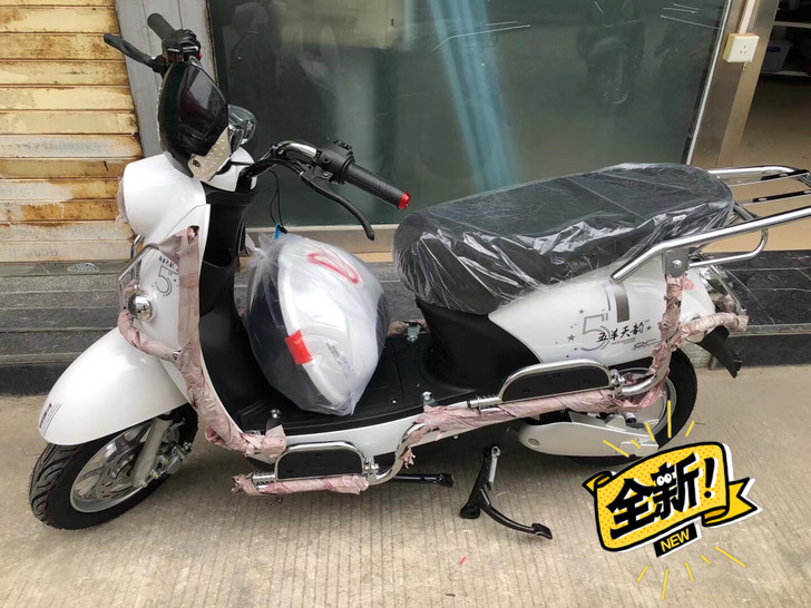 五羊天韵电动车,6个超威/天能大电池,前碟...