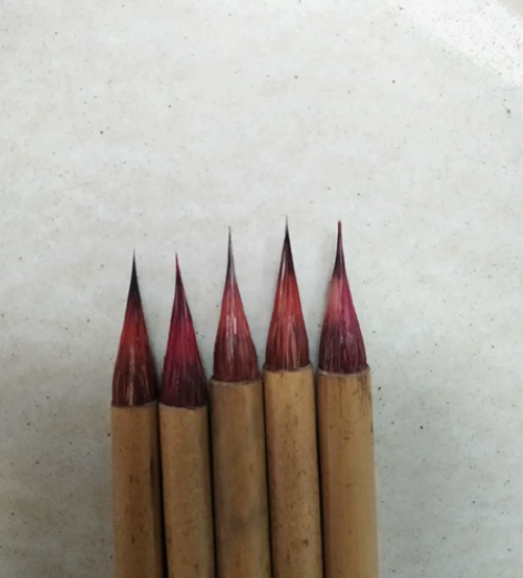 30元五只包邮,八十年代的红黑老笔,小红毛...