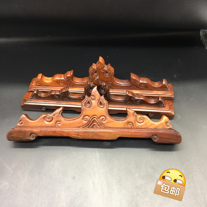 毛笔架笔山笔搁实木文房四宝镇纸笔搁压纸摆件...