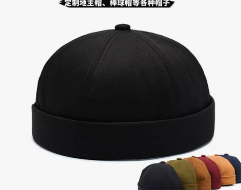 瓜皮帽 地主帽瓜皮帽定制印logo刺绣男女...