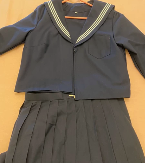 水手服全新上身长袖下身群长42 感兴趣的话...