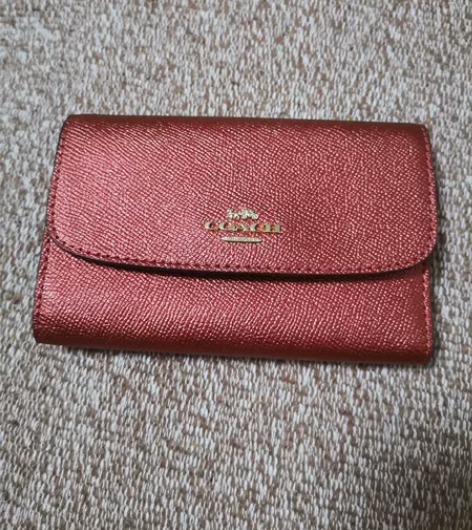 【正品九新】COACH女士三折钱包 颜色 ...