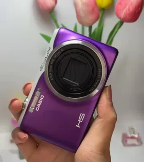 [hot]卡西欧zr20稀有紫色长焦相机 ...