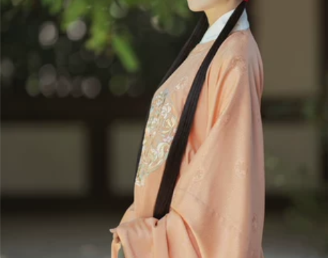 兰若庭 如约 圆领大襟 明制 汉服 暗纹 ...