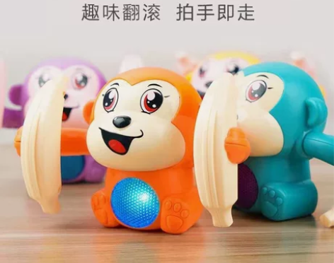 【低价处理】电动翻滚猴0-2岁幼儿有声会动...