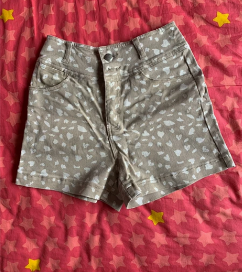 高腰短休闲裤 没有品牌 S号全新¥12