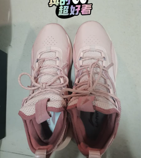 李宁闪击team骚粉43码 购入买来穿了一...