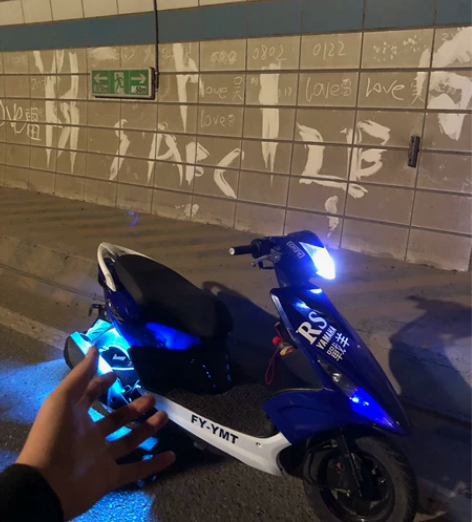 国三飞鹰前置油箱，前后原装轮胎，一直95伺...