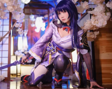 火花动漫原神雷神巴尔雷电将军衣服大全套 m...