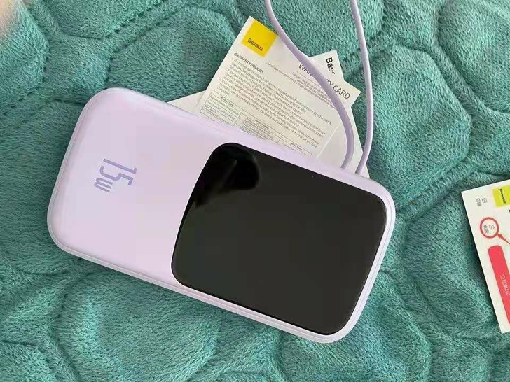 倍思大容量双向快充20000毫安充电宝移动...
