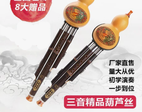 葫芦丝 葫芦丝初学紫竹乐器c调降b调入门儿...