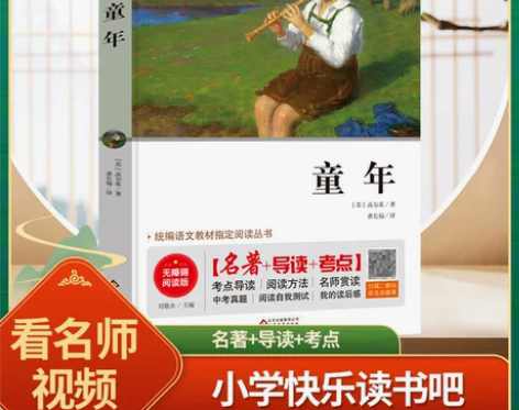 童年 高尔基原著正版人民教育出版社六年级上...