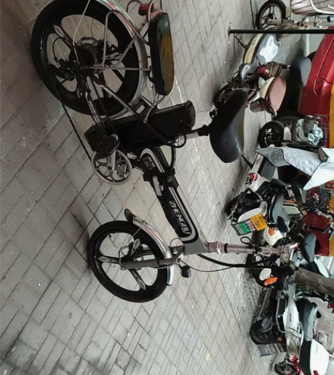 48V21A理电自行车,可折叠。带助力,手...