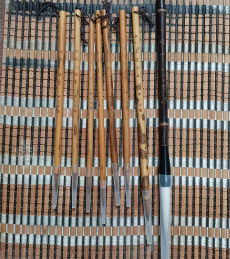李小平精品毛笔 精品狼毫小楷4支萬毫齐力(...
