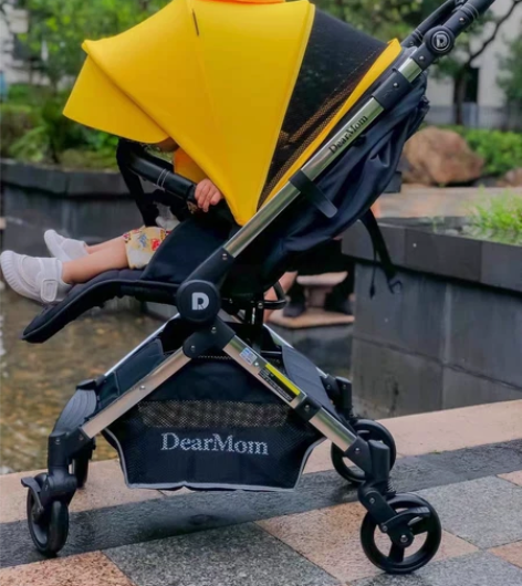 DearMom  A2婴儿车 新生儿双向轻...