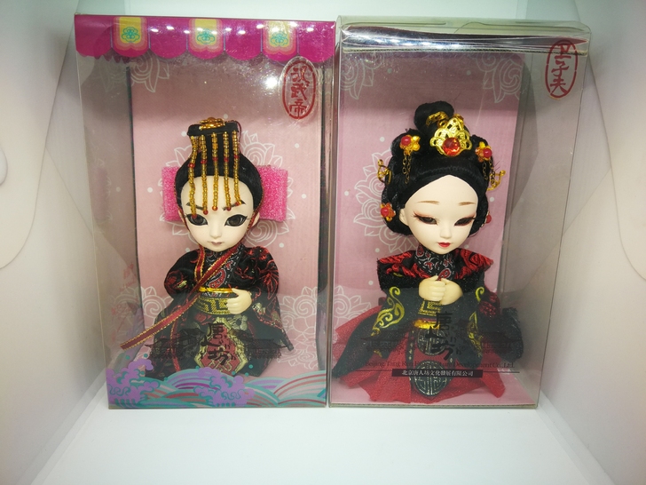 中国特色手工艺品唐人坊绢人娃娃Q版纯手工制...