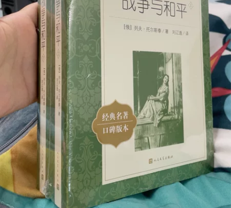 战争与和平上下两册全新未拆封 感兴趣的话点...