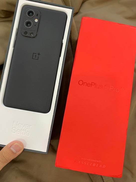 一加9pro 8+256g黑洞 99新全套...