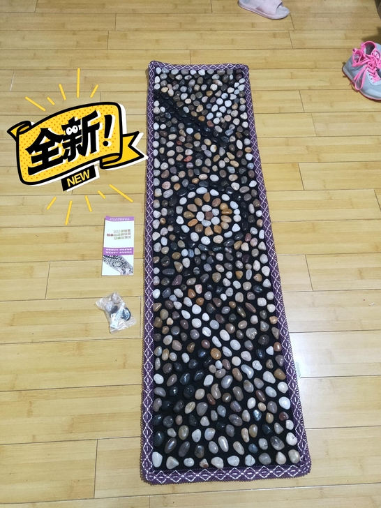 指压板足底按摩器鹅卵石脚底按摩垫【热销20...