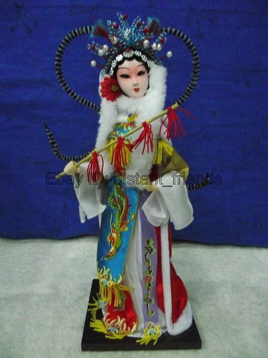 绝版唐人坊绢人纯手工制作娃娃人偶公仔商务礼...
