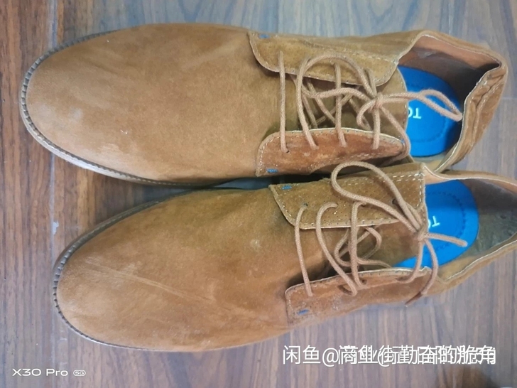 英国topman布洛克手工鞋 43码