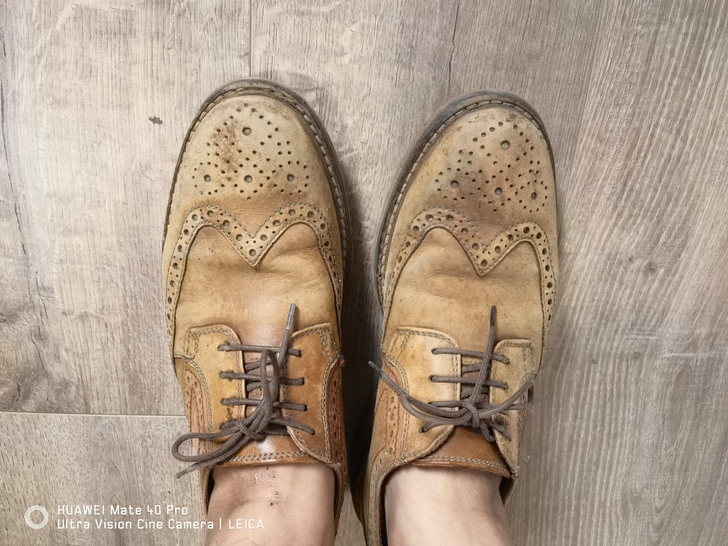 clarks 其乐布洛克棕色低帮皮鞋 41...