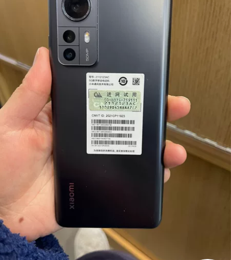 小米12X黑5G手机,黄金手感6.28寸视...