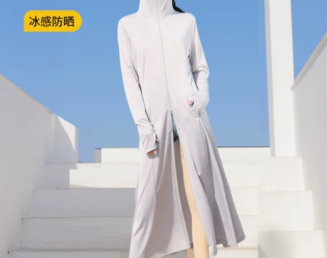 长款防晒衣女夏季2022新款可外穿全身防紫...