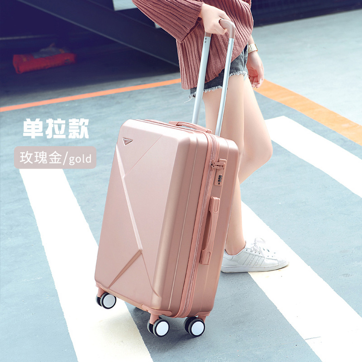 韩版行李箱女万向轮ins网红小型20旅行拉...