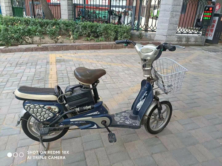 出售闲置电车，电瓶换一年，正常使用。内外胎...