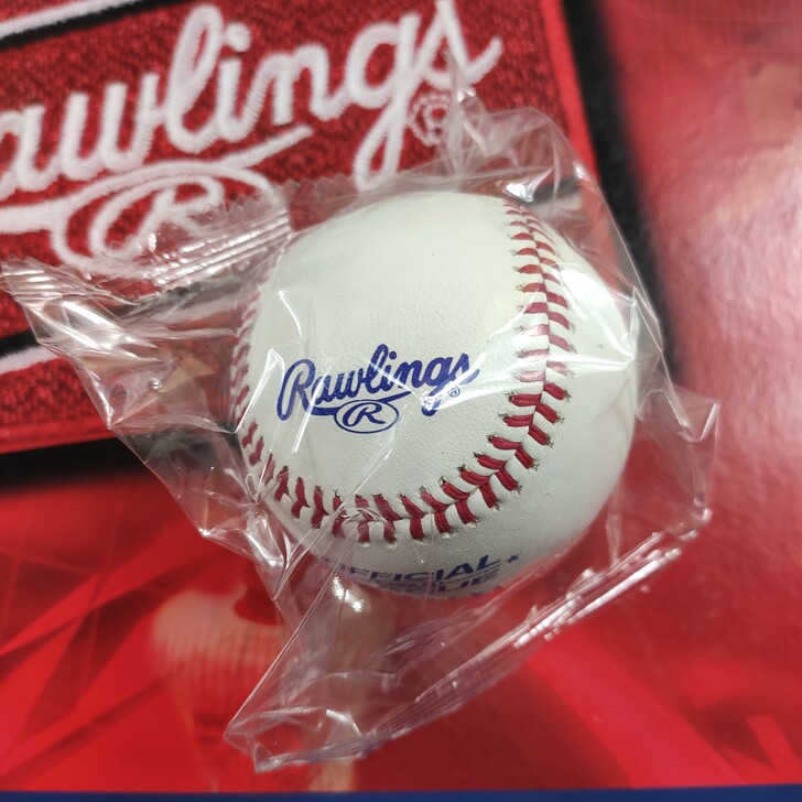 罗林斯 rawlings 牛皮硬式棒球9英寸