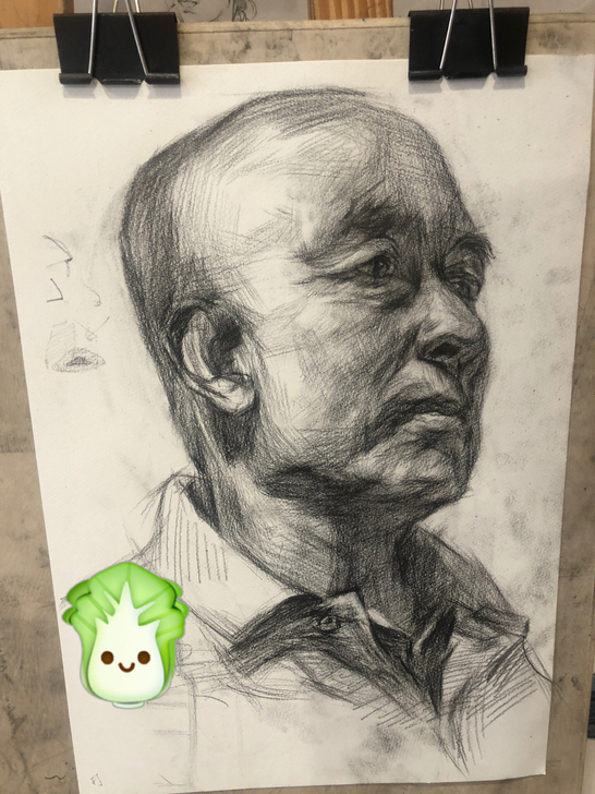 自己纯手绘色彩风景水粉画，素描，色彩静物都...