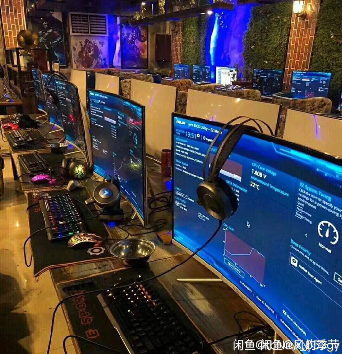 网吧倒闭出售网吧台式电脑全套i5 i7 i...