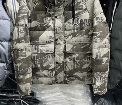 北方入加厚羽绒服高档全新迷彩羽绒服男冬季连...