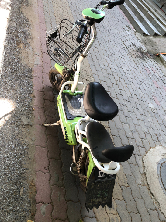 两台电瓶车电动车