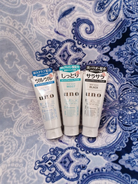 朋友邮寄回来日本资生堂吾诺uno男士洗面奶...