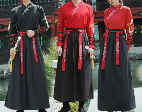汉服男士明宋制武侠客古魏晋中国风服装全套夏...