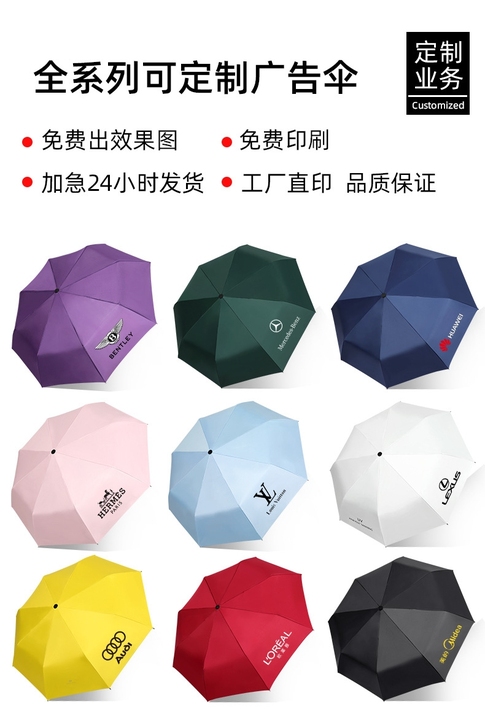 自动遮阳雨伞女夏折叠男晴雨两用防晒防紫外线...