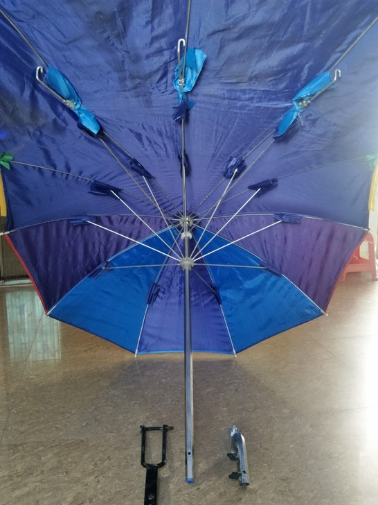骑行摩托车晴雨伞 全套安装配件 所见即所得...
