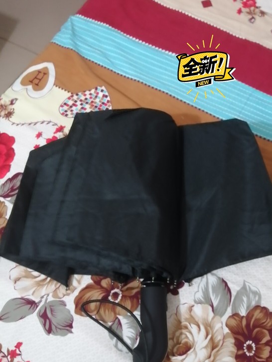自动雨伞  是全黑的 全新 厂里直接做的 ...
