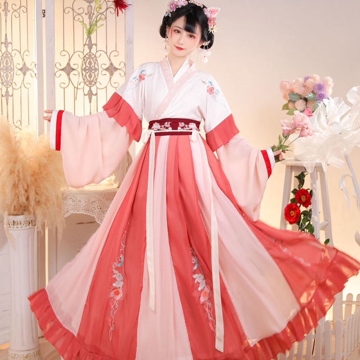 醉淑晋制汉服女正品原创非古装中国风交领齐腰...