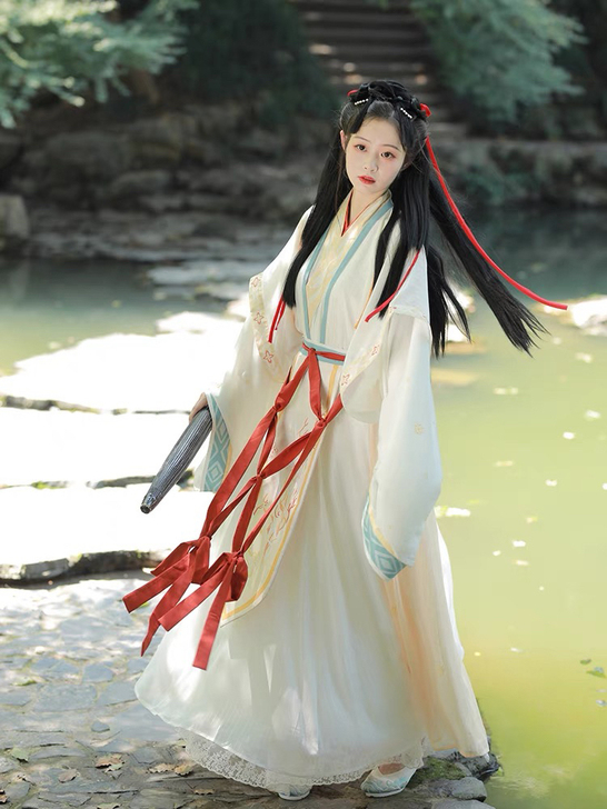 闺梦令【陈三愿】正品原创晋制汉服女秋冬改良...