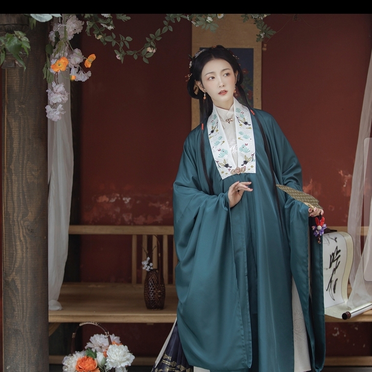 品牌型号 卿如故白菜原创汉服明制披风特价纯...