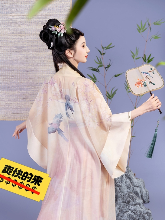 钟灵记云鹊梦长干寺褙子宋制汉服