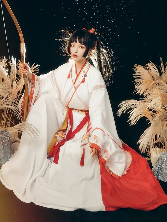 宿问白露 晋制原创汉服女齐腰襦裙中国风非古...
