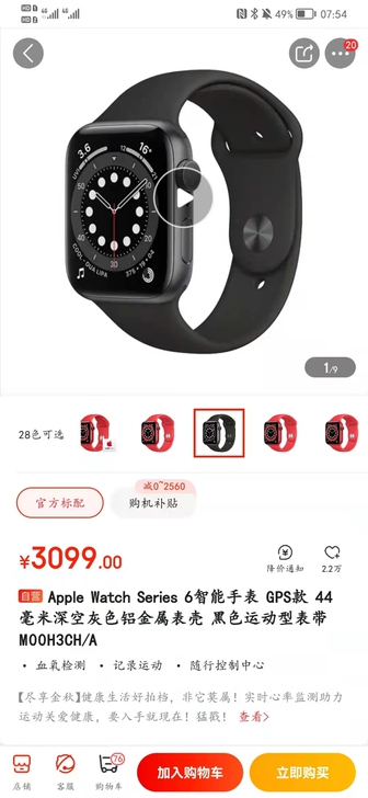 Apple Watch Series 6智...