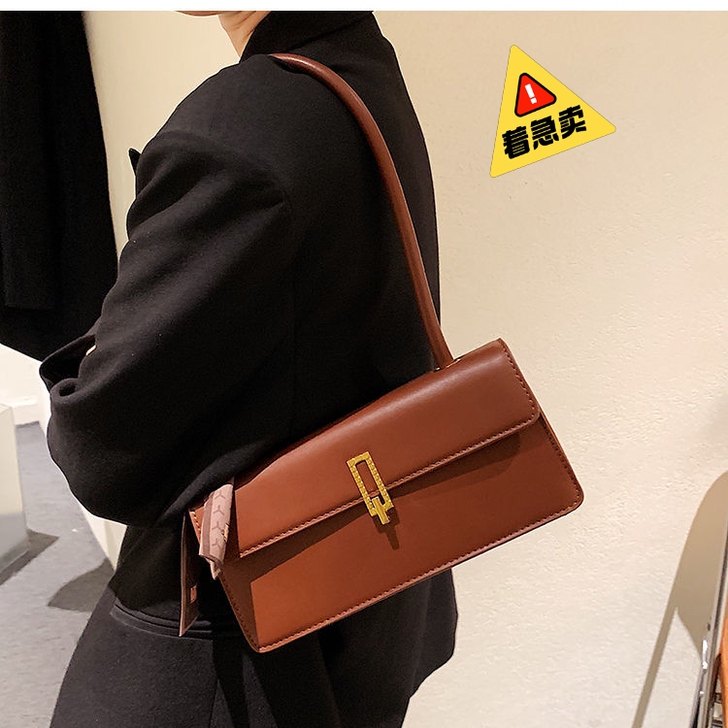 高级感复古包包2021新款包包女百搭单肩腋...