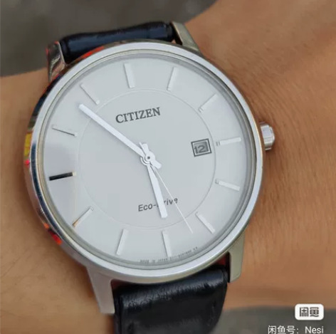 西铁城光动能手表,BM6750-08A,成...